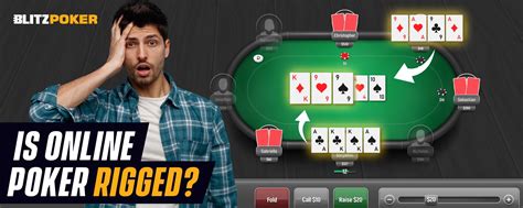 online poker is rigged|is online gambling rigged.